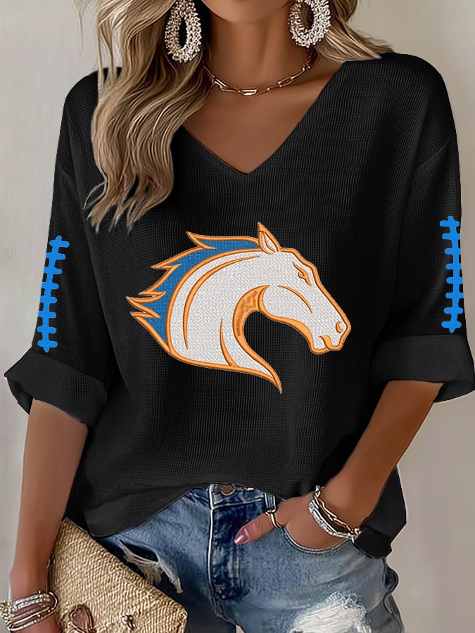 Women'S Casual Print Short-Sleeved T-Shirt