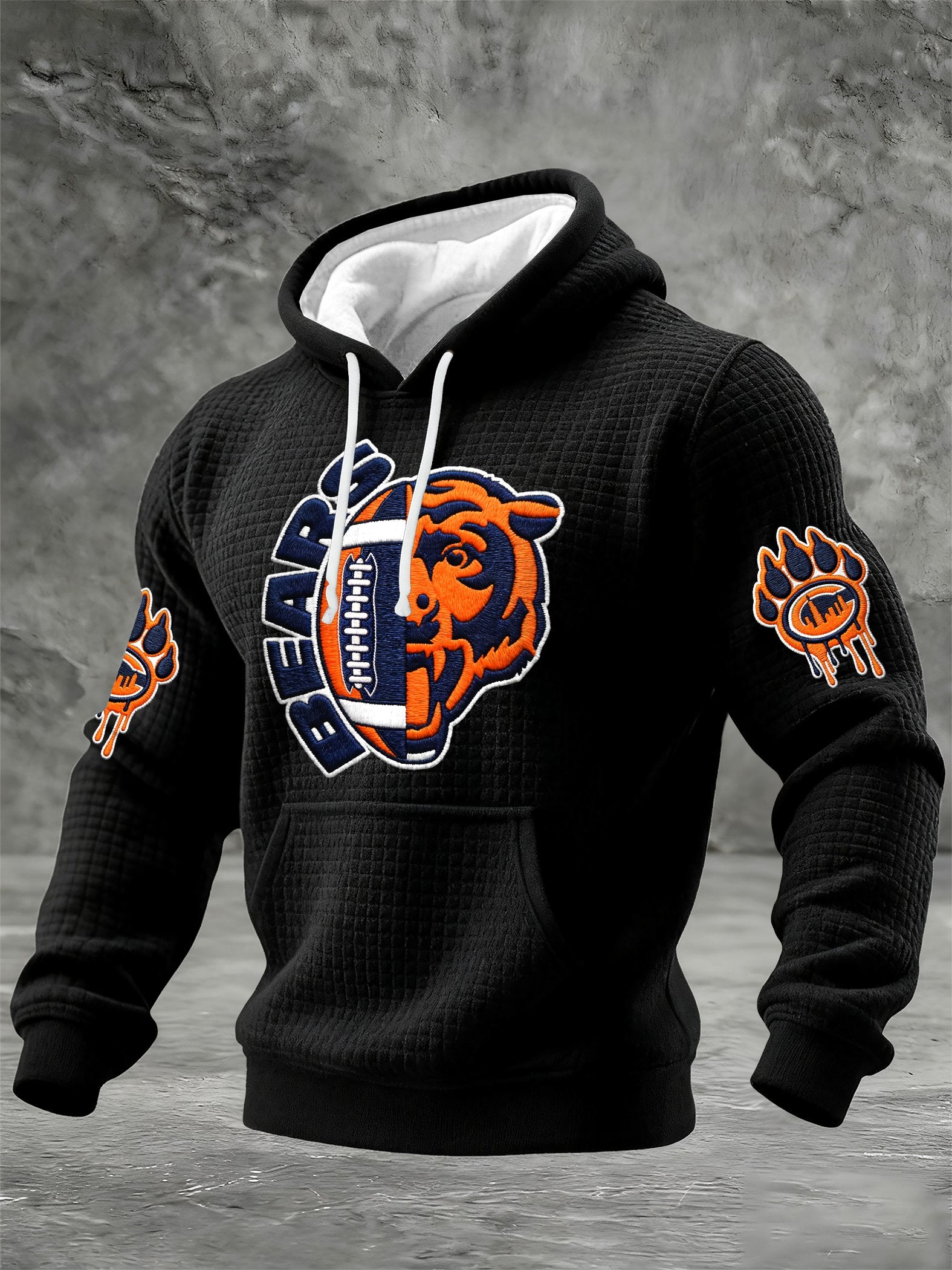 Men's Football Printed Hoodie