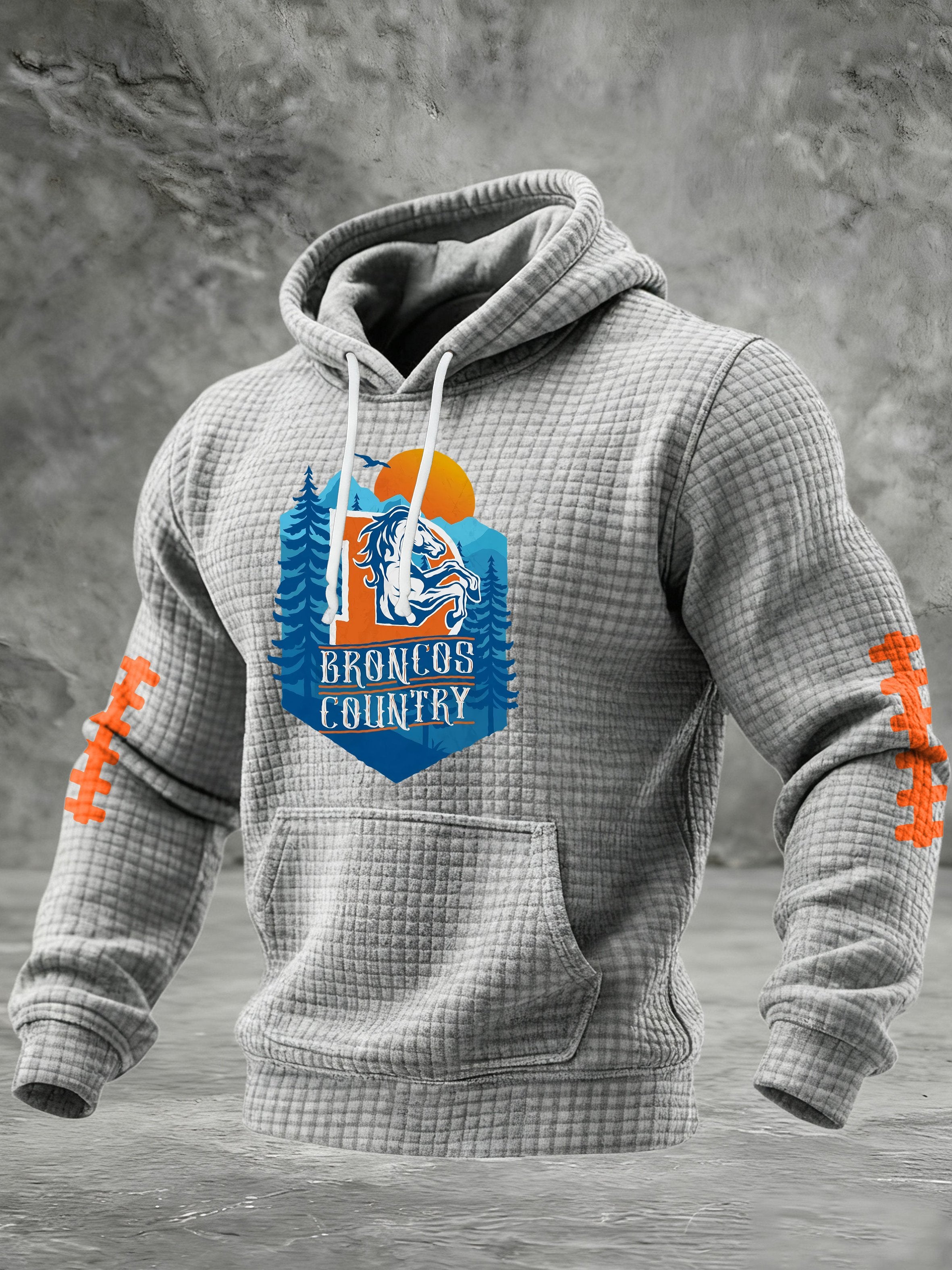 Men's Football Print Sweatshirt