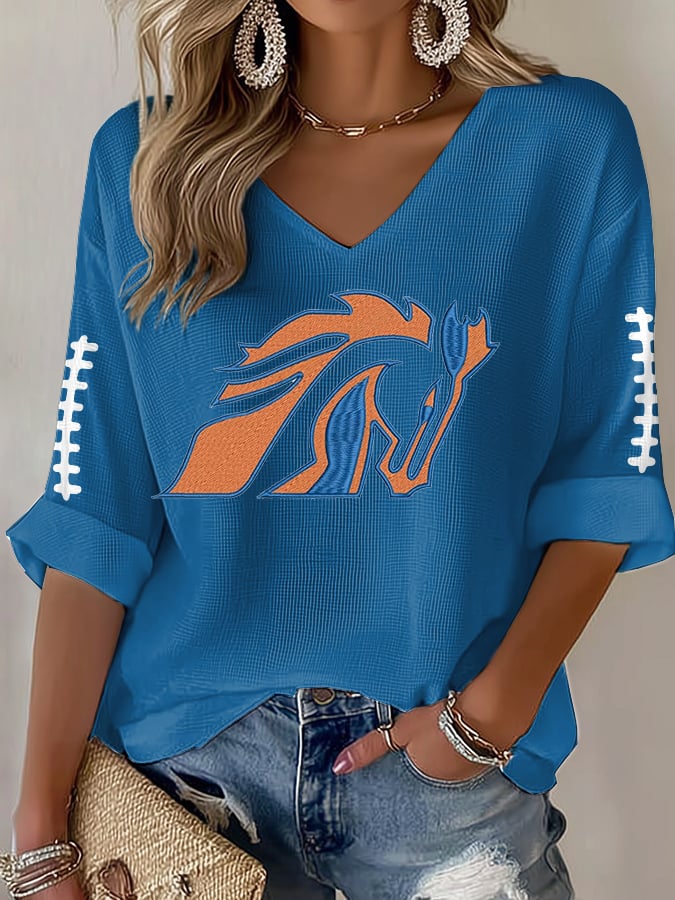 Women'S Casual Print Short-Sleeved T-Shirt