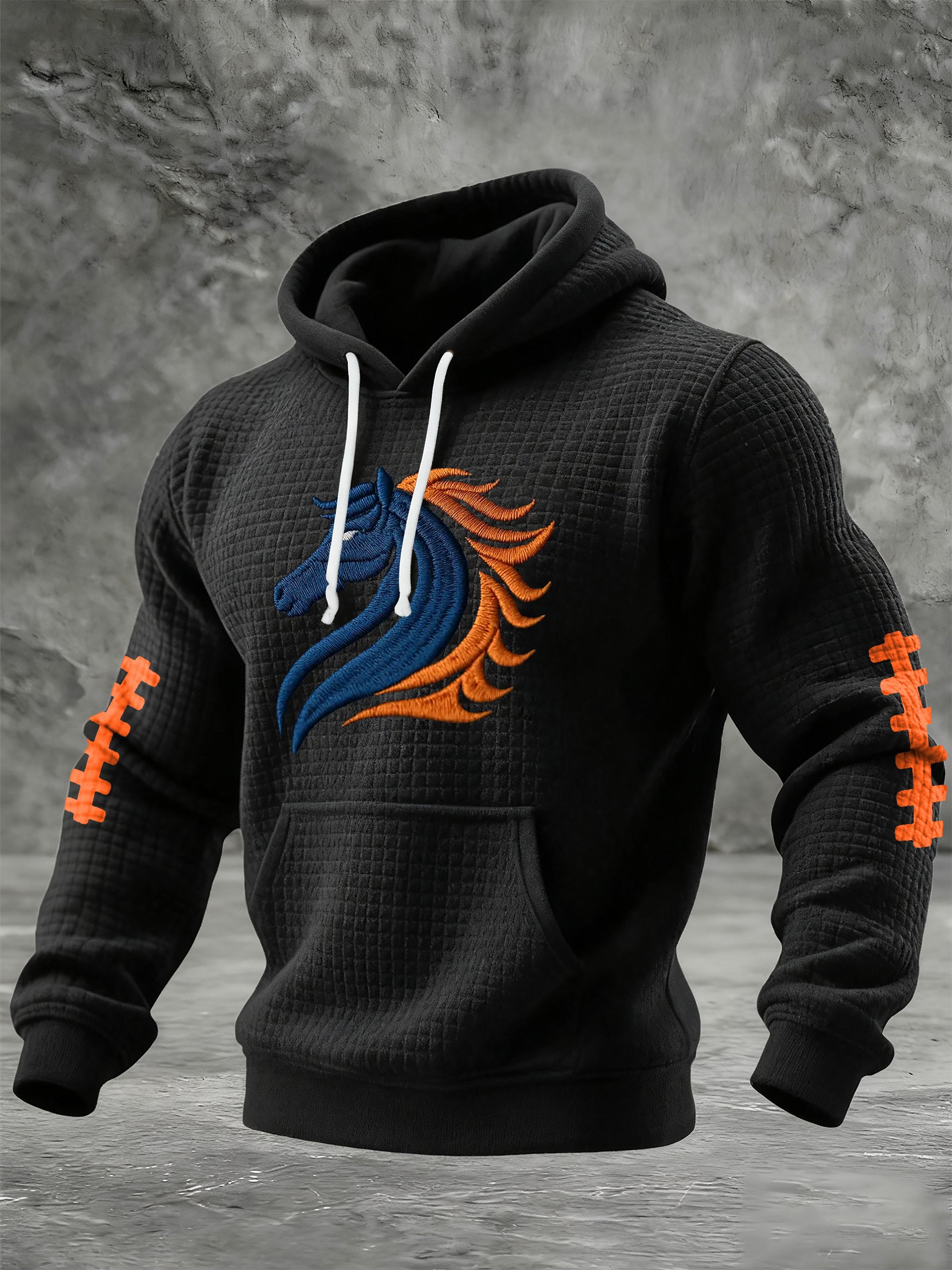 Men's Football Print Sweatshirt2