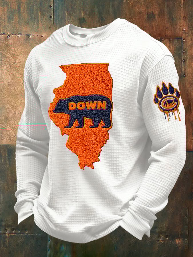 Men's Retro Bear Print T-Shirt