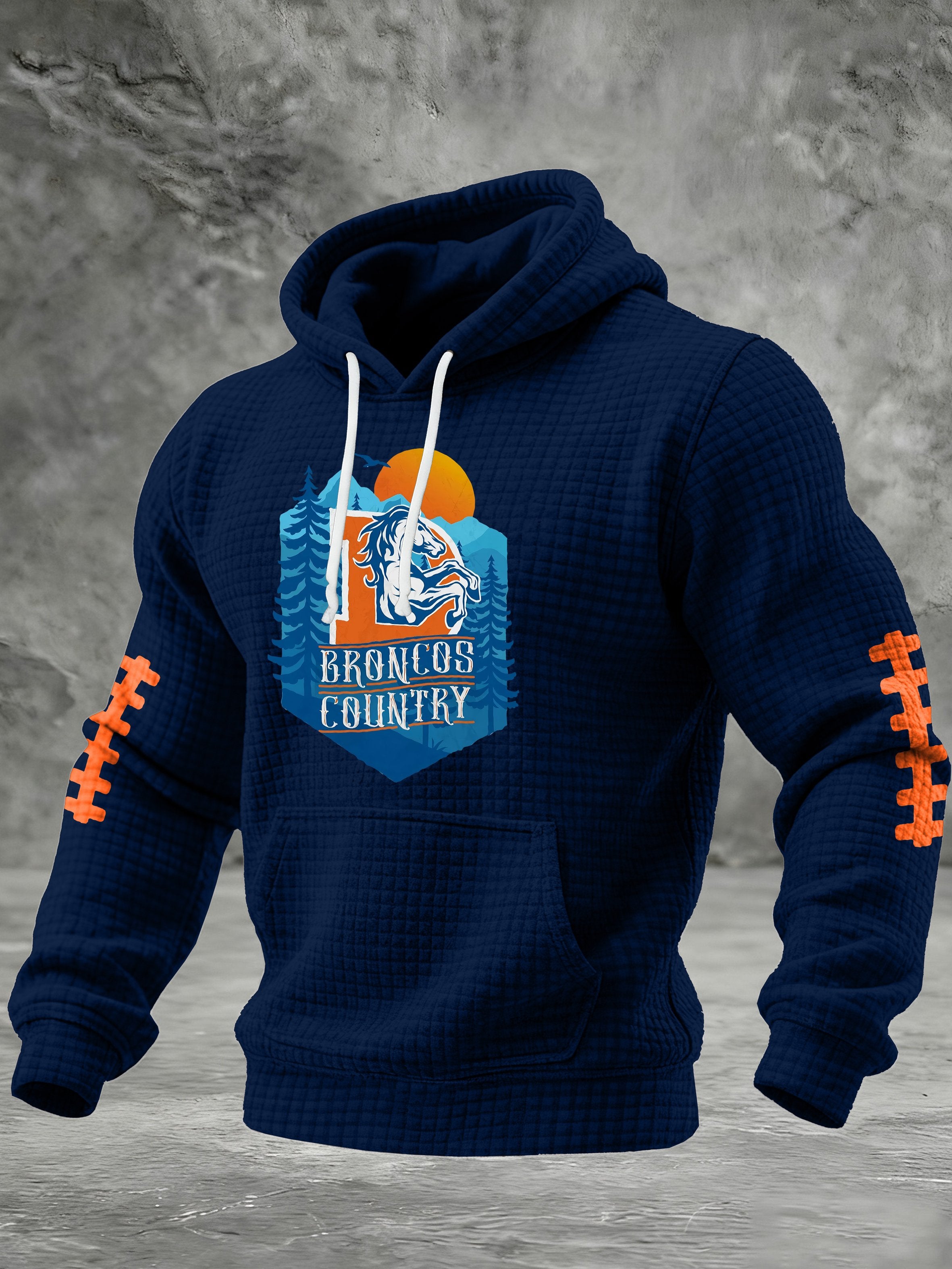 Men's Football Print Sweatshirt