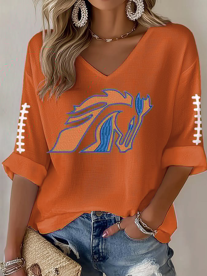 Women'S Casual Print Short-Sleeved T-Shirt