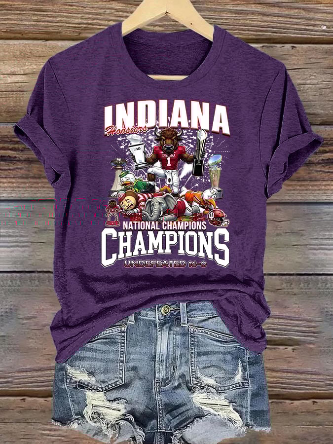 Women's Football Print T-Shirt