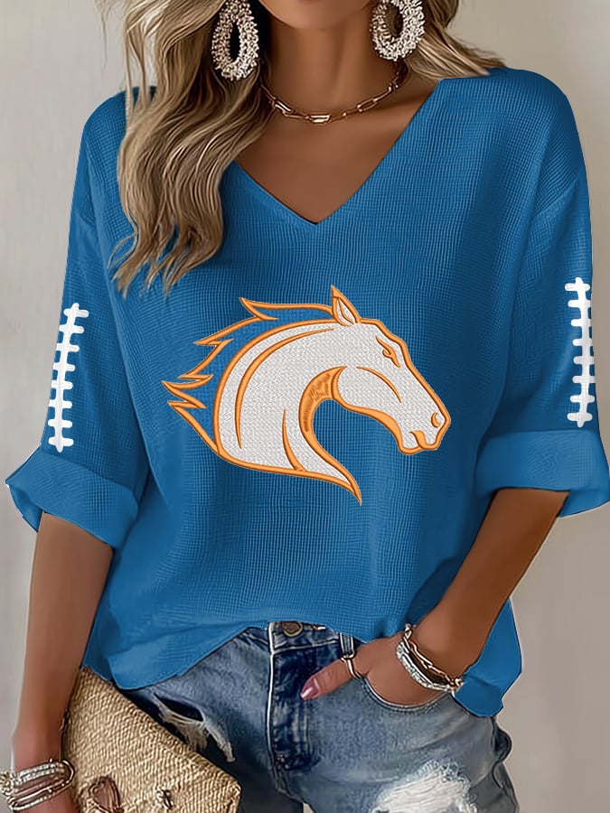 Women'S Casual Print Short-Sleeved T-Shirt