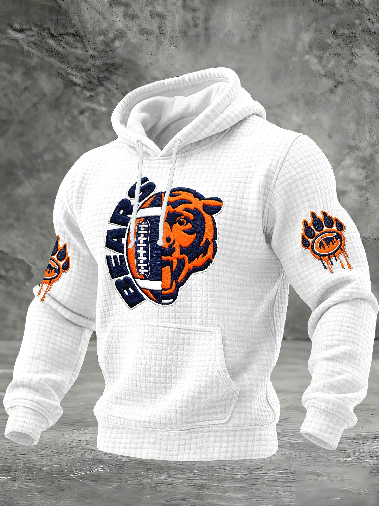 Men's Football Printed Hoodie