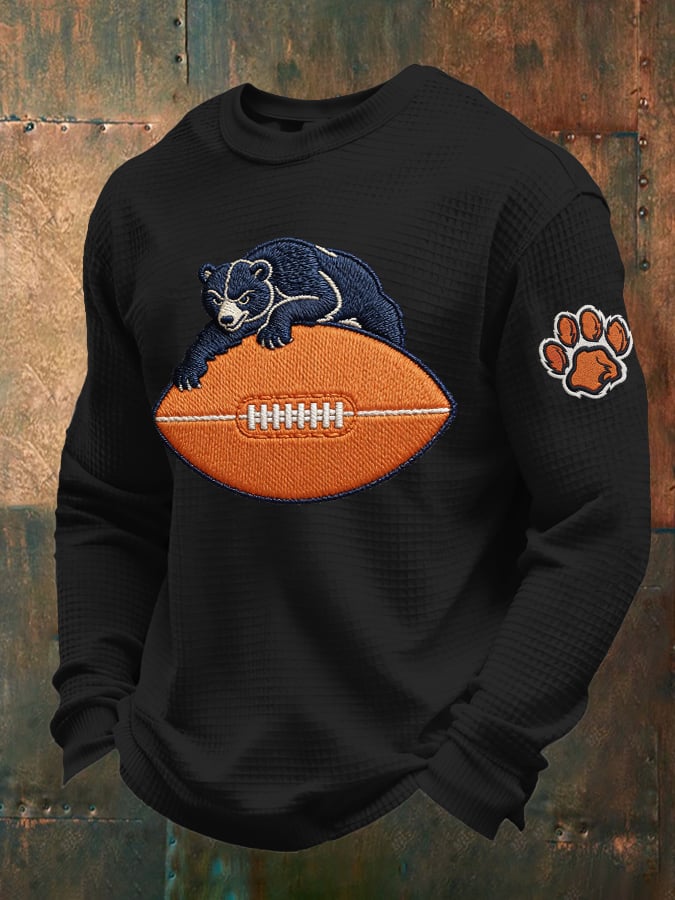 Men's Retro Bear Print T-Shirt