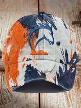 Unisex Football Print Casual Hat