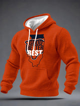 Men's Good Better Best Bear Print Hoodie