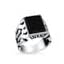 Large Statement Signet Ring For Men .925 Sterling Silver Handmade In Turkey