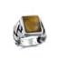 Large Statement Signet Ring For Men .925 Sterling Silver Handmade In Turkey