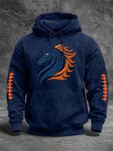 Men's Veterans Print Long Sleeve Hoodie