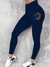 Women's Rugby Print Leggings