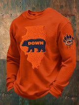 Men's Retro Bear Print T-Shirt