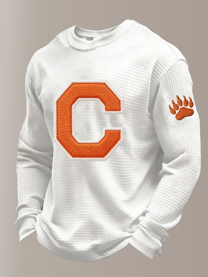 Men's Basketball Printed Casual Long-Sleeved Top