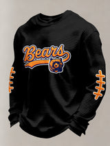 Men's Football Printed Casual Long-Sleeved Top