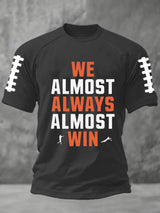 Men'S Football Print Casual T-Shirt