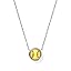 Kendra Scott Softball Pendant Necklace - Chartreuse Magnesite for Women