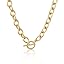 14K Gold Plated Dainty Link Chain Necklaces