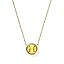 Kendra Scott Softball Pendant Necklace - Chartreuse Magnesite for Women