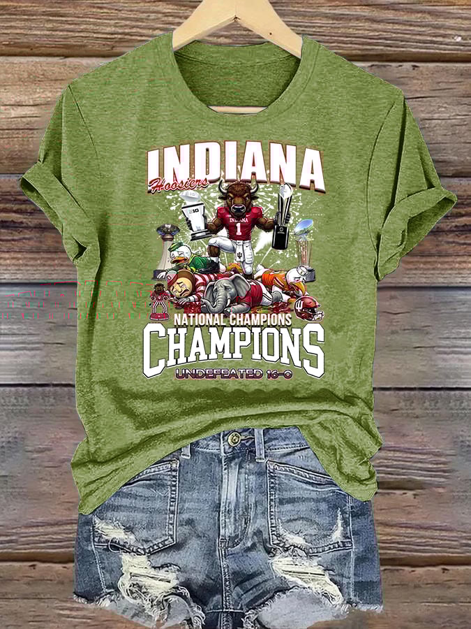 Women's  Football Print T-Shirt