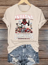 Women's  Football Print T-Shirt