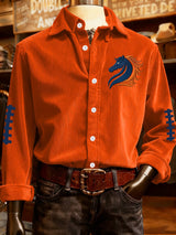 Men's Rugby Corduroy Casual Shirt