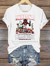 Women's  Football Print T-Shirt