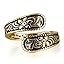 14K Gold Plated and Silver Spoon Ring