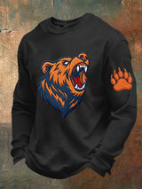 Men's Waffle Fabric Long-sleeved T-shirt