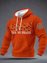 Men's Retro 85 Bears Print Hoodie
