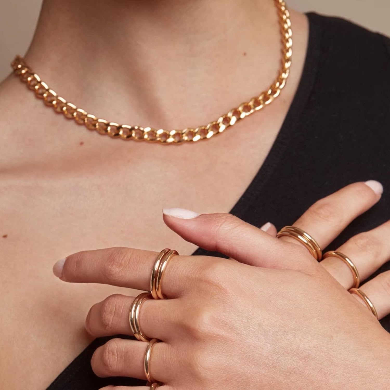 14K Gold Plated Vintage Evil Eye Queen Elizabeth