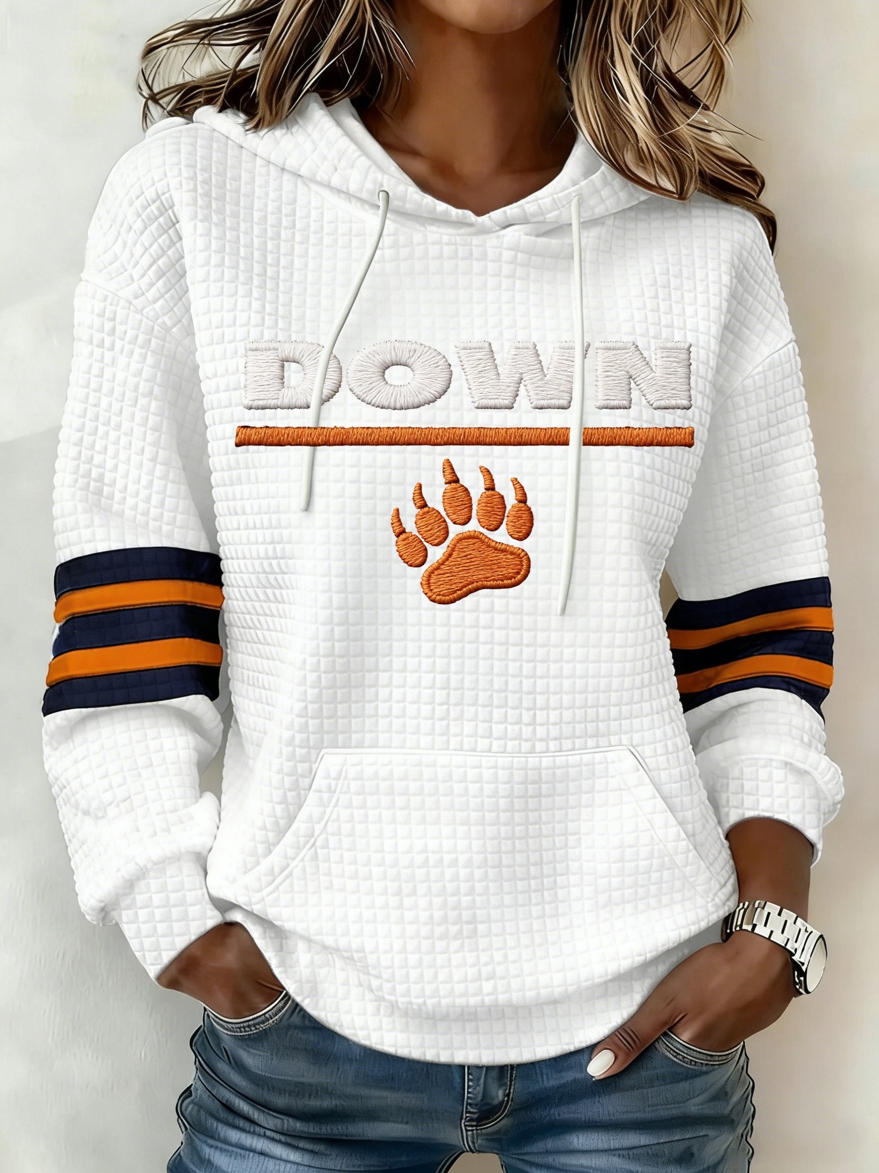 Women's Bear Print Hoodie
