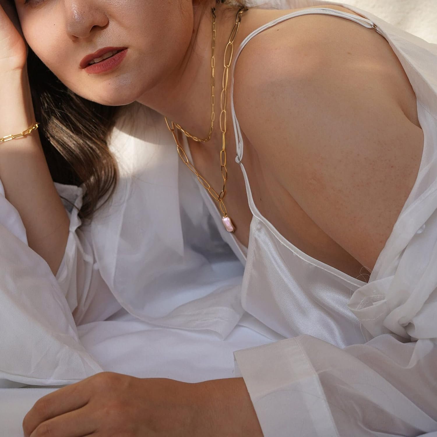 14K Gold Plated Vintage Evil Eye Queen Elizabeth