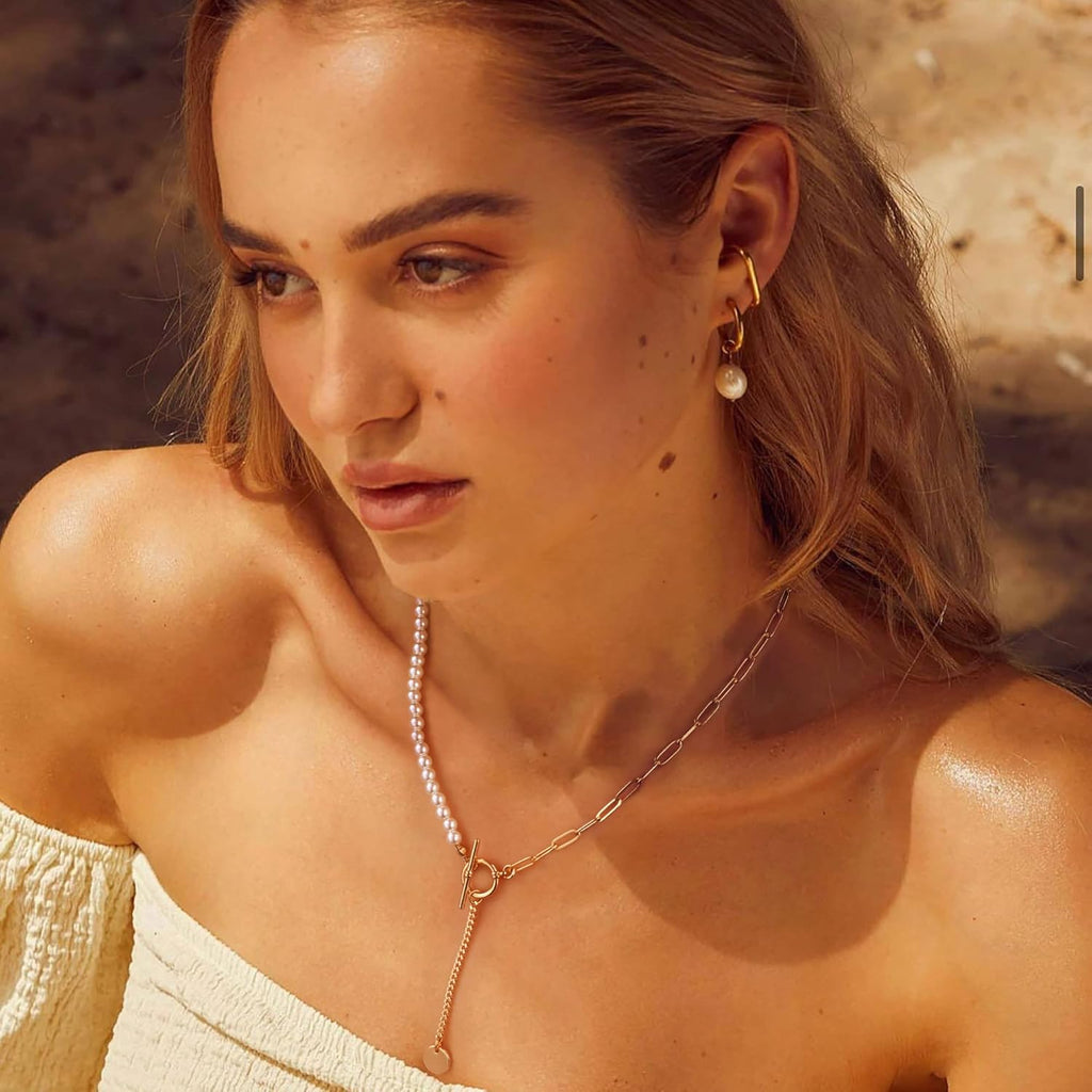 14K Gold Plated Vintage Evil Eye Queen Elizabeth