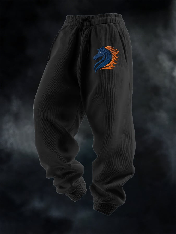 Men's rugby casual loose sweatpants