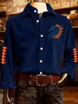 Men's Rugby Corduroy Casual Shirt