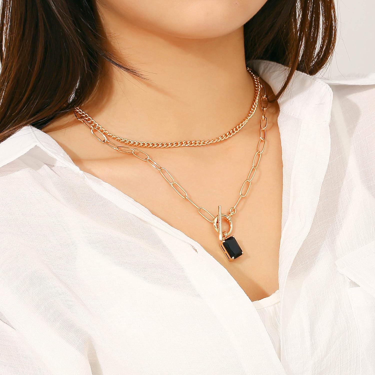 14K Gold Plated Vintage Evil Eye Queen Elizabeth