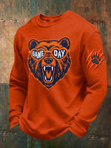 Men's Retro Bear Game Day Print T-Shirt