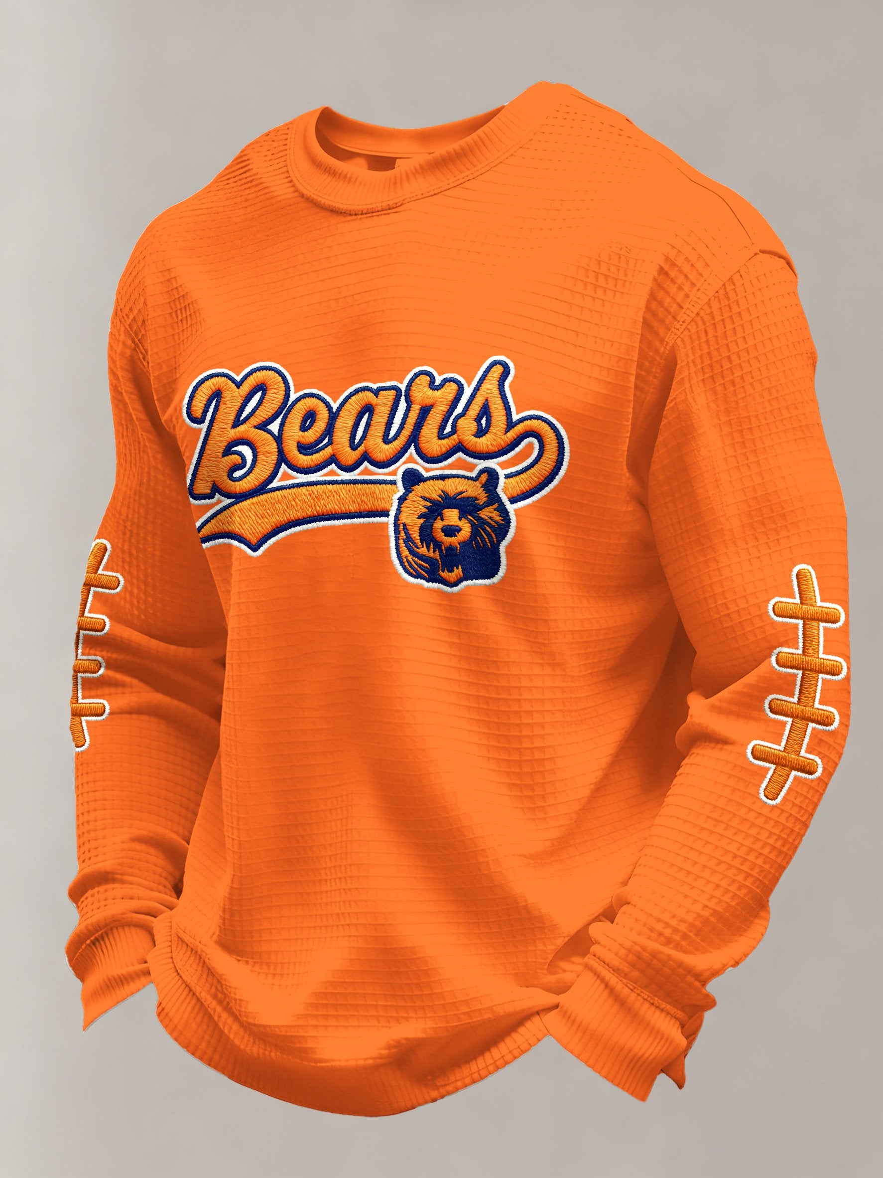 Men's Football Printed Casual Long-Sleeved Top