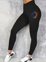 Women's Rugby Print Leggings