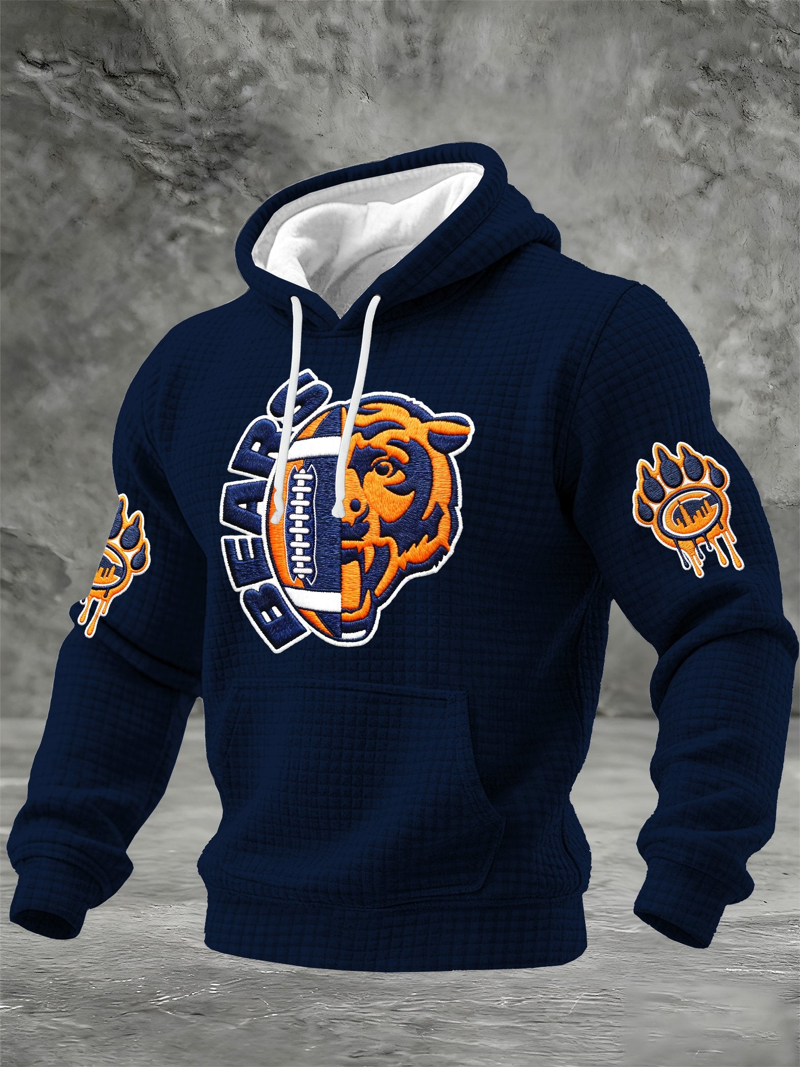 Men's Football Printed Hoodie