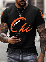 Men's Football  Printed T-Shirt
