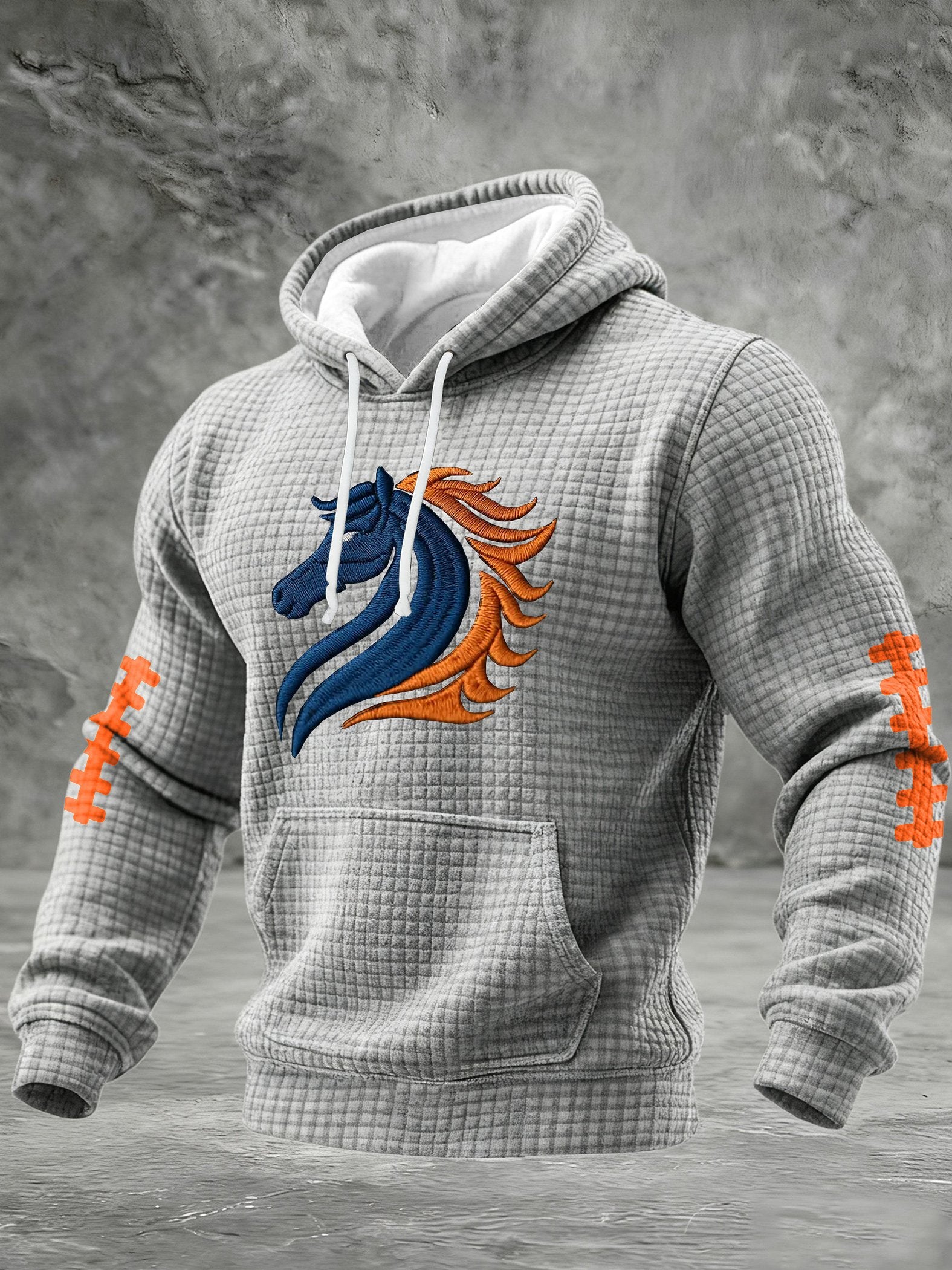 Men's  Football Print Sweatshirt