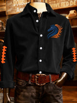 Men's Rugby Corduroy Casual Shirt