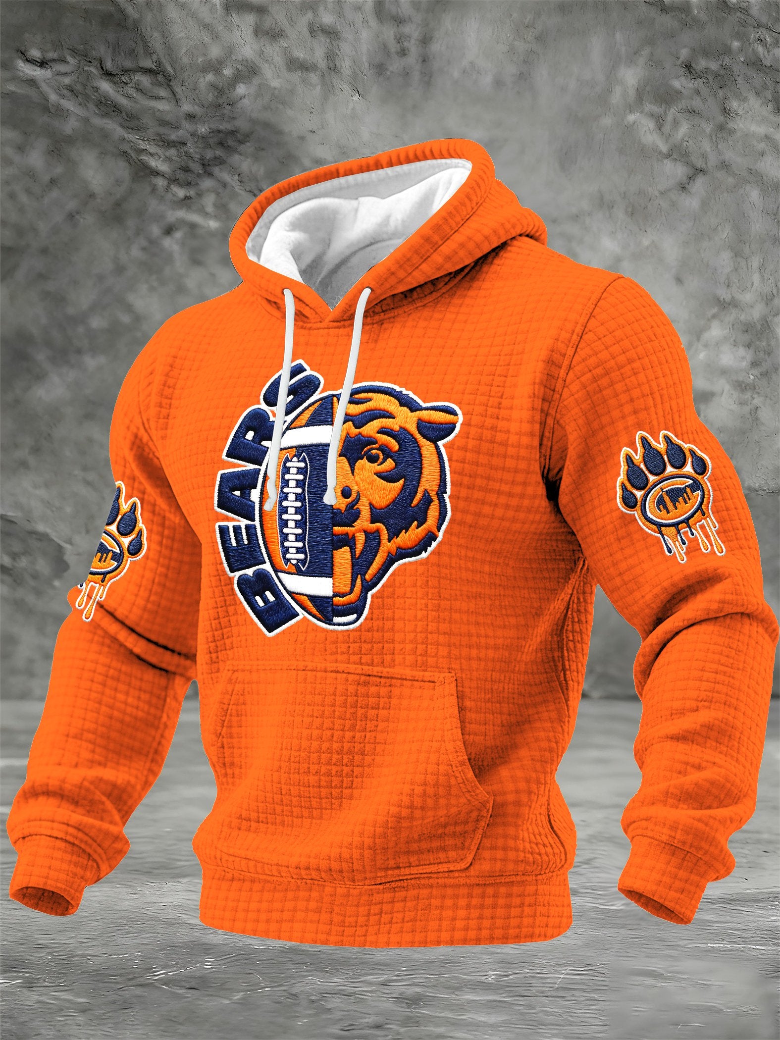 Men's Football Printed Hoodie