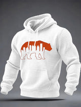 Men's Retro Chicago Print Hoodie