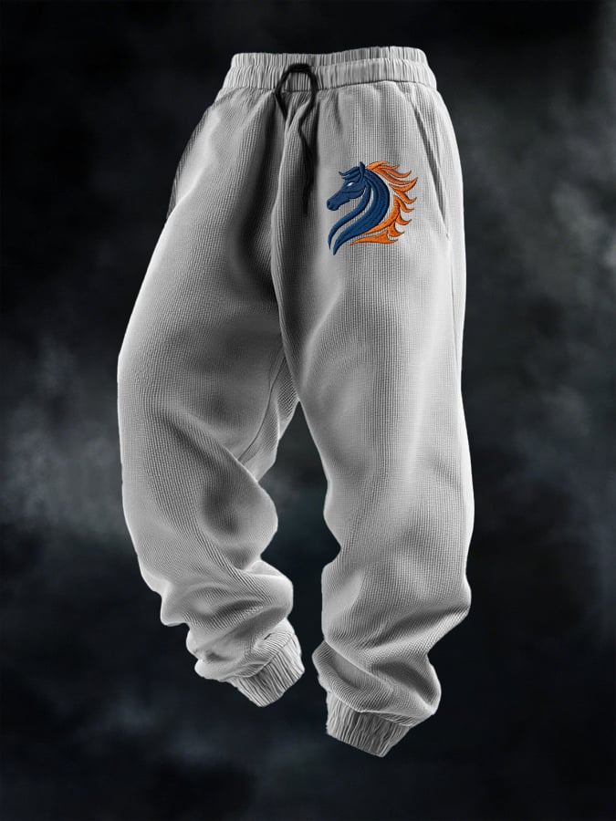 Men's rugby casual loose sweatpants