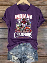 Women's  Football Print T-Shirt